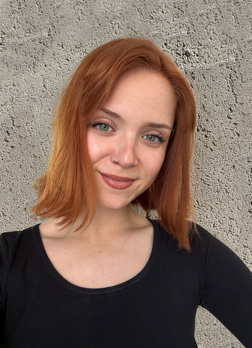 Portrait von Sophie Mühlhausen.